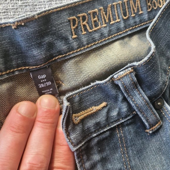 Gap boot cut jeans 28 w 30 l - Picture 3 of 3